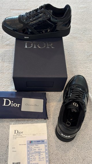 Zapatillas Dior Negras Charol