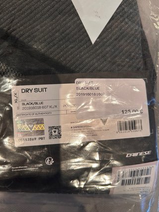 Sotomono Dainese Dry Talla XL Negro/Azul