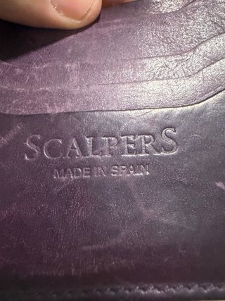 Tarjetero Billetero Cartera Scalpers Piel