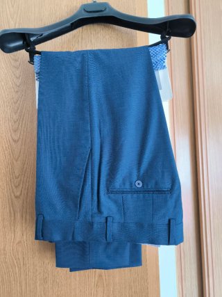 Traje de chaqueta azul