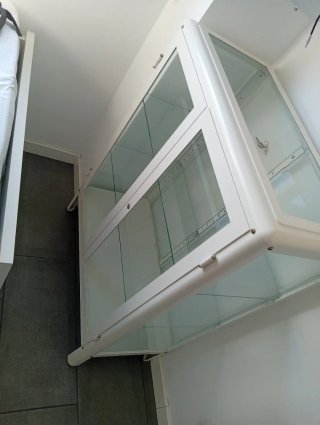 Vitrina Metálica y Cristal Ikea