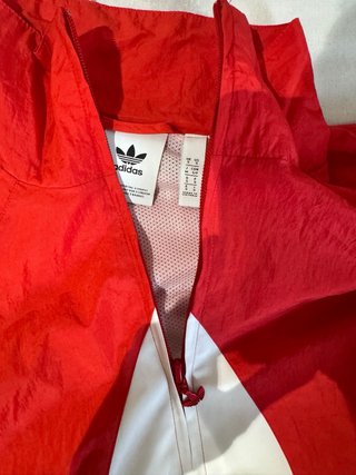 Chaqueta Adidas Originals Roja y Blanca