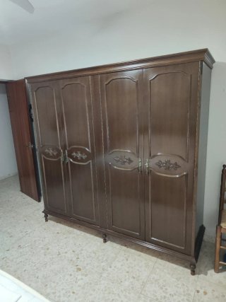 Armario madera vintage 4 puertas