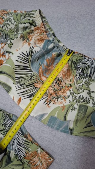 Conjunto Boho Falda Pareo y Top Tropical