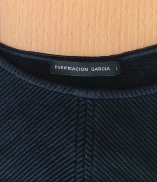 Top Purificación García Negro/Blanco Talla L