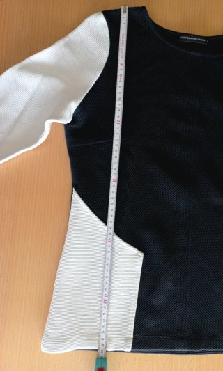 Top Purificación García Negro/Blanco Talla L