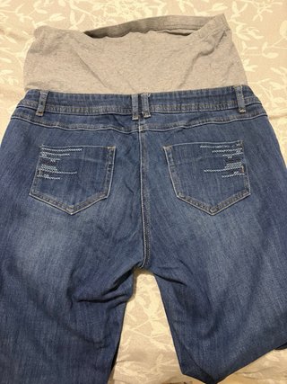 Vaqueros premamá C&A talla L + otro H&M