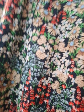 Vestido estampado floral talla única