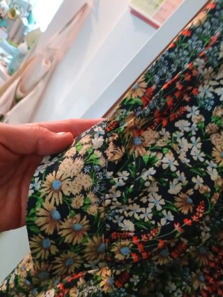 Vestido estampado floral talla única