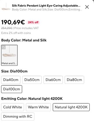 Lámpara de techo estilo japonés