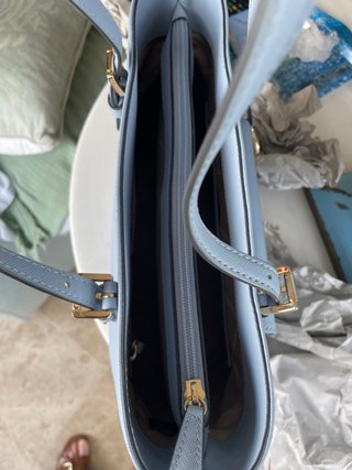 Bolso Michael Kors Azul y Dorado Original