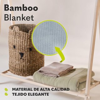 Lionelo manta bebé ligera suave antibacteriana