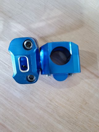 Risers Guiador 22/28mm Azul