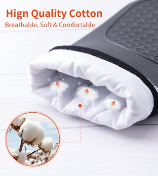 Guantes horno silicona resistentes calor cocina