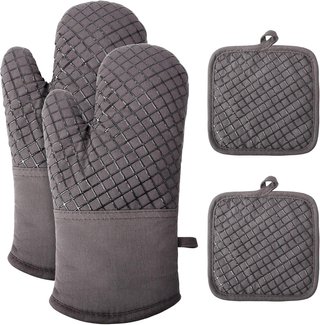 Guantes horno silicona resistentes calor cocina