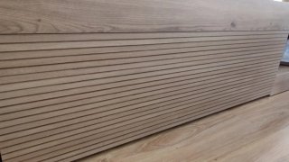 Mueble de salón modular madera.