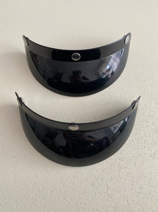 Visera Casco Moto Jet Clásico Negra
