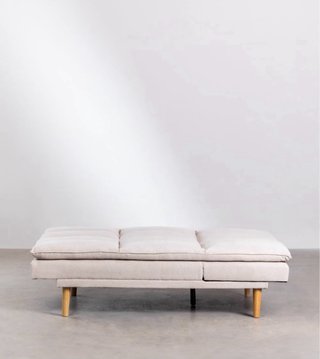 Sofá cama 2 plazas tela Veka beige