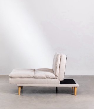 Sofá cama 2 plazas tela Veka beige