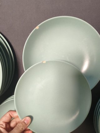 Vajilla Ikea Verde Porcelana