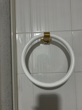 Accesorios Baño Oro y Blanco
