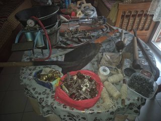 Lote de herramientas variadas