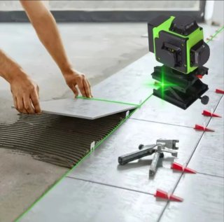 Nivel Láser 4D 16 Líneas Trípode Maletín