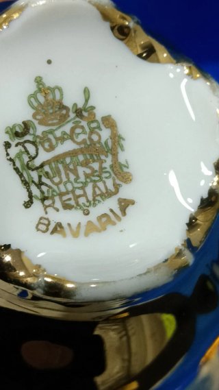 Juego café Bavaria 24K Gold vintage