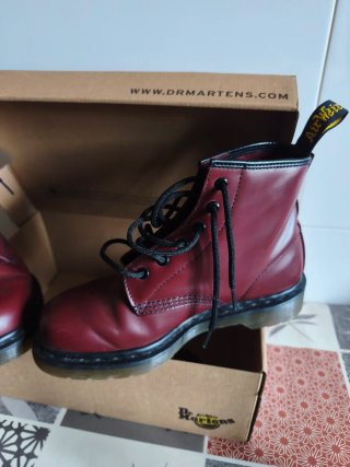 Botas Dr Martens Rojas Talla 38