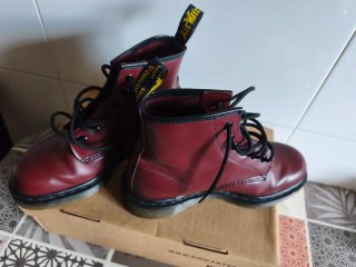 Botas Dr Martens Rojas Talla 38