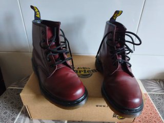 Botas Dr Martens Rojas Talla 38