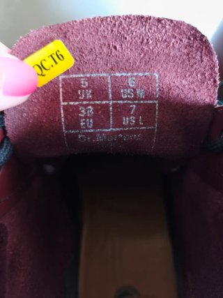 Botas Dr Martens Rojas Talla 38