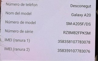 Samsung Galaxy A20 Rojo 32GB