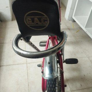 Bicicleta Rabasa infantil vintage roja