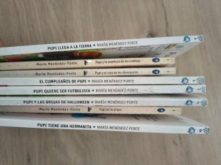8 Libros Serie Pupi primeros lectores.