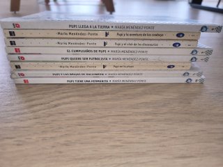 8 Libros Serie Pupi primeros lectores.
