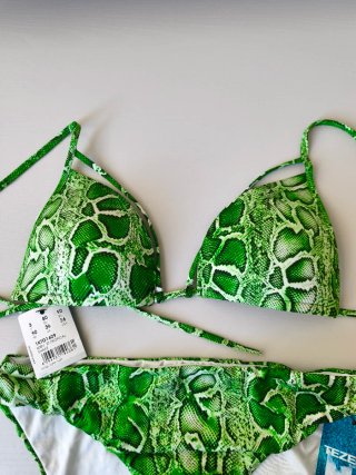 Costume Tezenis donna nuovo fantasia verde