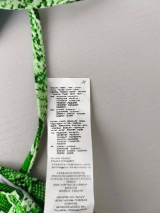 Costume Tezenis donna nuovo fantasia verde
