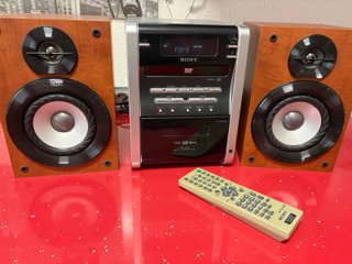 Equipo de música HIFI Mini Sony DVD