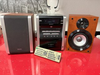 Equipo de música HIFI Mini Sony DVD