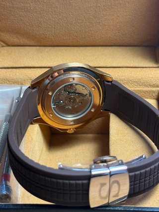 Seiko Mod Aquanaut 41mm Oro Rosa Marrón