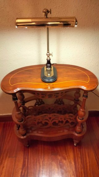 ANTIGUA LAMPARA ESCRITORIO BANQUERO ARTICULADA