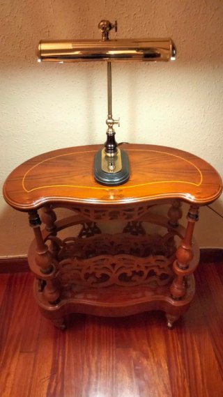 ANTIGUA LAMPARA ESCRITORIO BANQUERO ARTICULADA
