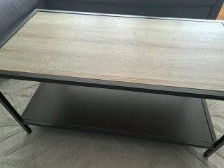 Mesa de centro madera y metal