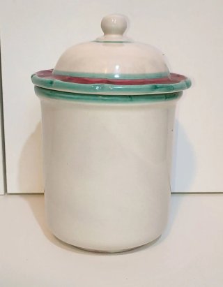 Barattolo ceramica Salernitana uva