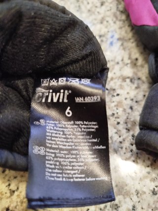 Guantes Nieve Niña Talla 6 XS (17-19 cm)
