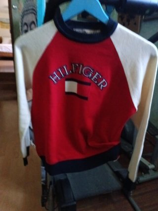 Jersey Tommy Hilfiger Mujer Rojo Blanco