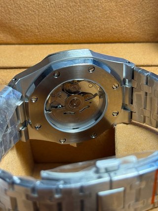 Seiko Mod Royal Oak 41mm Plata