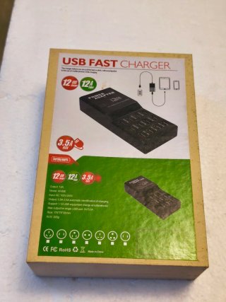 Cargador USB 12 Puertos Rápidos