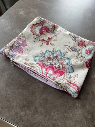 Estuche tela estampado floral 21x29cm